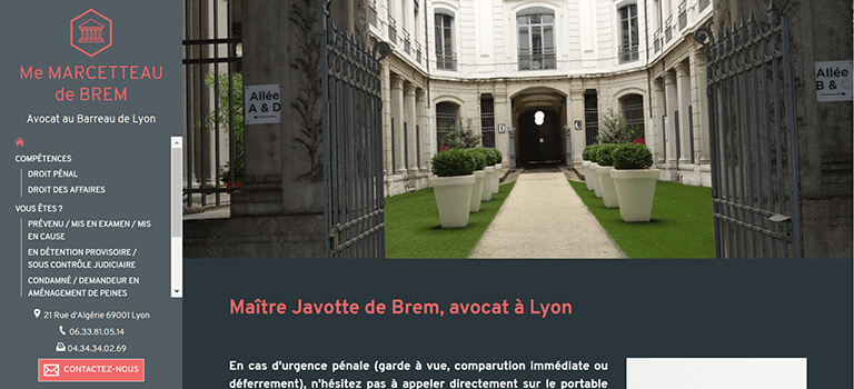 création de site internet avocat à Lyon